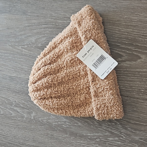 Free People Soft Winter Taupe Hat - Picture 2 of 6
